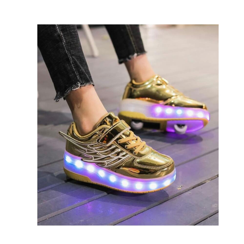 Roller Shoes Boy Girl Sneakers with Wheels Size 36